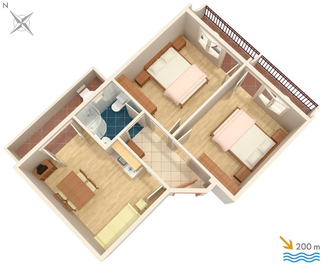 Apartments With A Parking Space Baska Voda, Makarska - 2709 Екстериор снимка