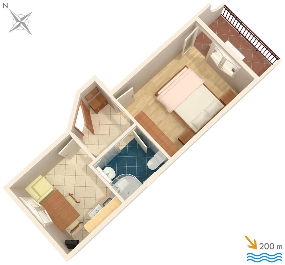 Apartments With A Parking Space Baska Voda, Makarska - 2709 Екстериор снимка